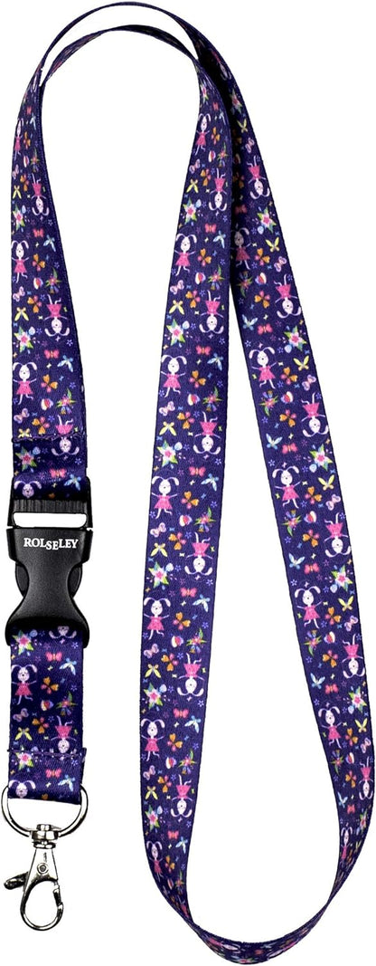 Violetinė zuikučių raštų kaklajuostė su Jūsų tekstu perlenkta